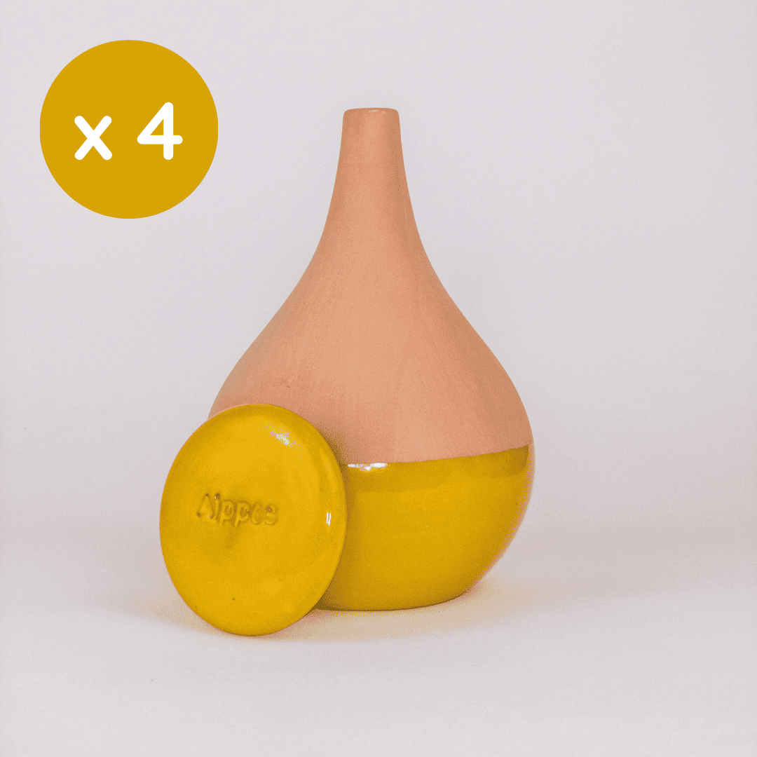 2 Oyas à planter taille M jaune de 800 mL