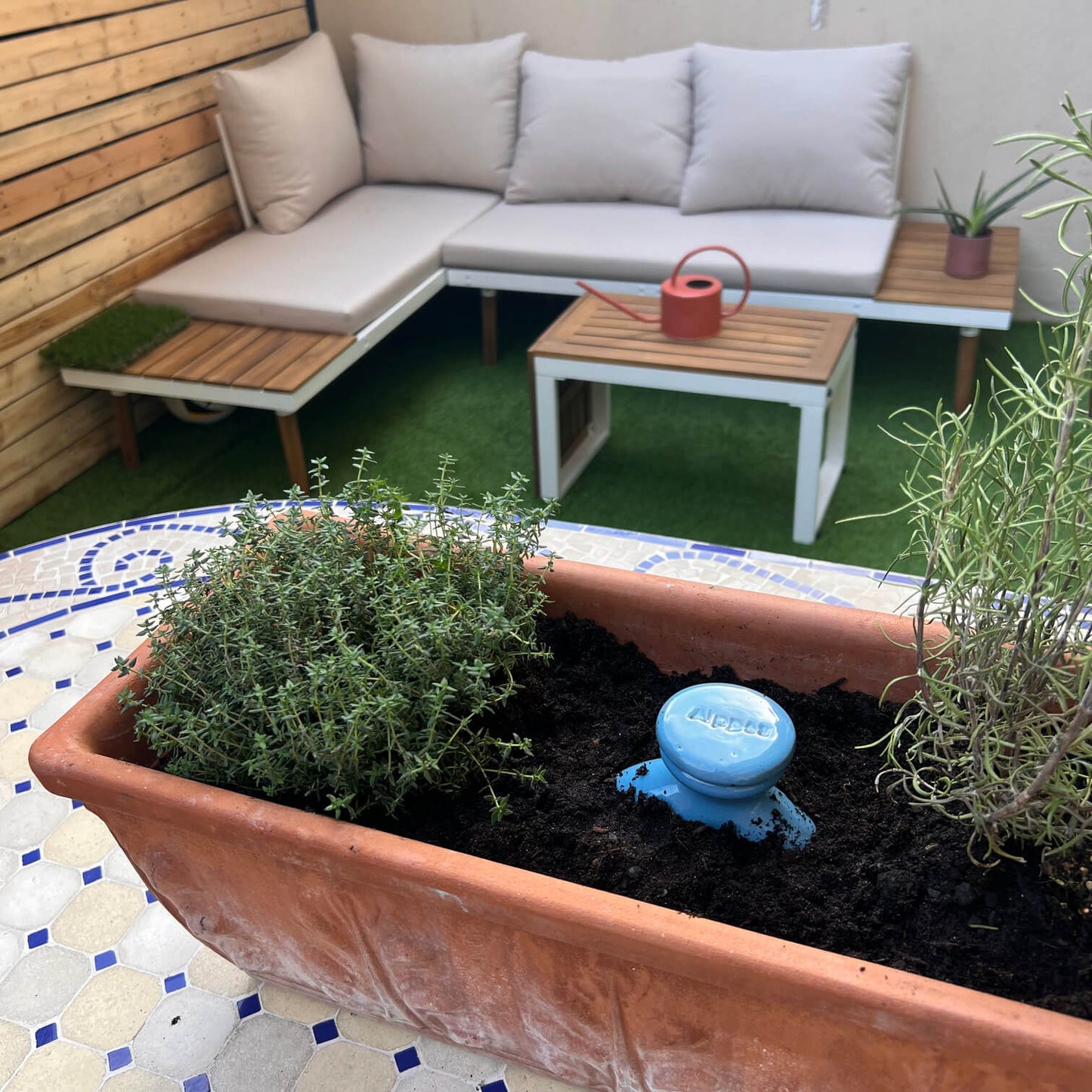 3 Oyas spéciales jardinières taille S bleu